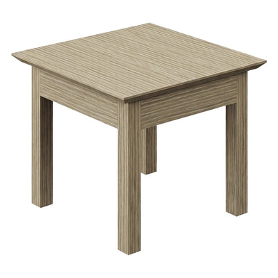Mesa Esquinera para Área Lounge - GEBESA FILO - Frente 60 cm - Cubierta de MDF y Cuerpo de Aglomerado - GCF502CN - GEBESA - NOGAL BEAT - Mesa Comercial Interior