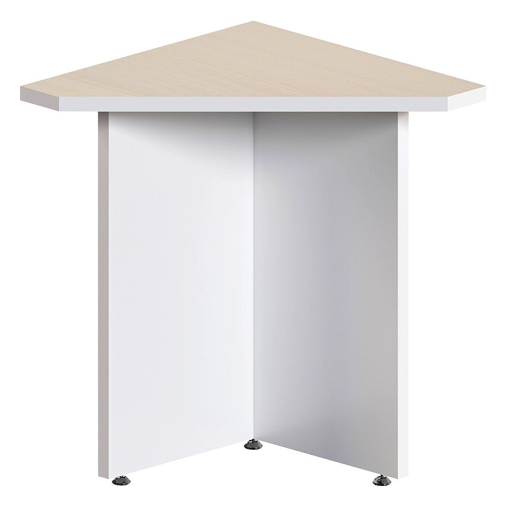 Mesa Esquinera Triangular para Sala de Juntas - GEBESA KENZA - Frente 60 cm - Estructura de Aglomerado - GBK503060 - GEBESA - NOGAL BEAT - Mesa de Juntas