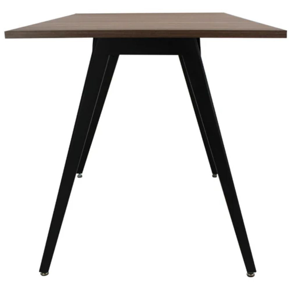 MESA KINGSTRONG FRANKFURT RECTANGULAR 120x70 MESA0641594 | Mesa Ocasional Hogar Cocina Bistro | 75 cm | Base Soporte de Postes Unidos por Varillas | Varios Colores | Madera Cubierta Laminado Plástico | Interior - MESA0641594 - Mundo In - NOGAL BEAT - 
