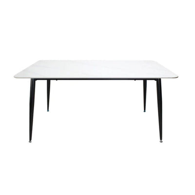 MESA KINGSTRONG SORA MESA0904590 | Mesa de Comedor 1326 | Piedra Artificial | Base 4 Patas Metal | Interior - MESA0904590 - NOGAL BEAT - NOGAL BEAT - Mesas