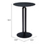 Mesa Mostrador para Barra de Hotel - ZUO DERRY - Negro - Cubierta de MDF Símil Madera y Estructura de Acero con Recubrimiento en Polvo - 110165 - Zuo - NOGAL BEAT - Mesa Comercial Interior
