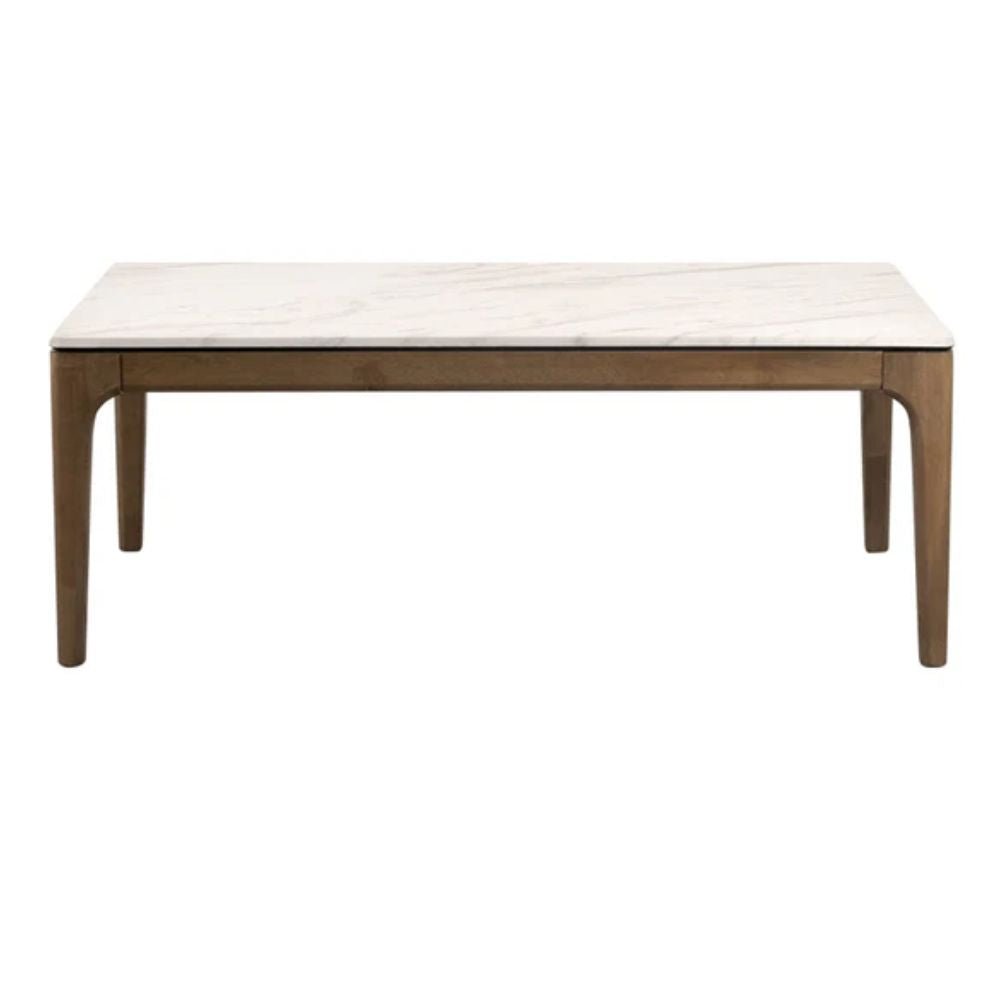 MESA NOGAL BEAT AUBREY 45CM X 120CM X 70CM | Mesa Ocasional para Comedor | 45 cm | Estructura Madera Roble Cubierta HPL | Exterior Techado - AUBREY 45cm x 120cm x 70cm - CAMCO - NOGAL BEAT - Mesas