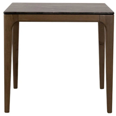 MESA NOGAL BEAT AUBREY 85CM X 80CM X 80CM | Mesa Ocasional para Cafetería | 85 cm | Estructura Madera Roble Cubierta HPL | Exterior Techado - AUBREY 85cm x 80cm x 80cm - CAMCO - NOGAL BEAT - Mesas