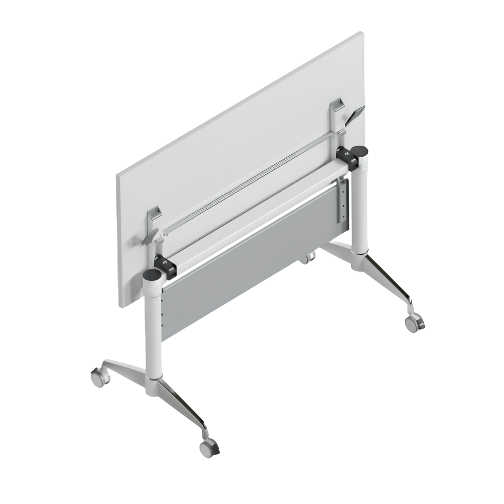 MESA NOGAL BEAT MIKE | Mesa Abatible | 150 x 60 x 72.5 | Acero Calibre 18 | Estructura con Cubierta - MIKE MESA ABATIBLE 150 X 60 X 72.5 Estructura c/ cubierta 19mm - MOBILIARIO EN MOVIMIENTO - NOGAL BEAT - mesa