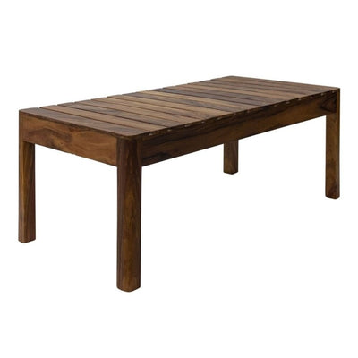 MESA NOGAL BEAT OXACA MESA | Mesa Ocasional para Sala de Estar | 45 cm | Estructura Madera Parota | Exterior Techado - Oaxaca mesa - IDELIKA - NOGAL BEAT - Mesas