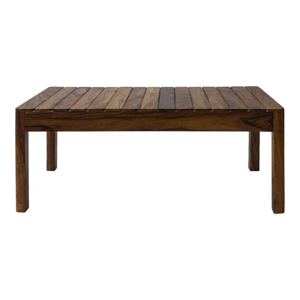 MESA NOGAL BEAT OXACA MESA | Mesa Ocasional para Sala de Estar | 45 cm | Estructura Madera Parota | Exterior Techado - Oaxaca mesa - IDELIKA - NOGAL BEAT - Mesas