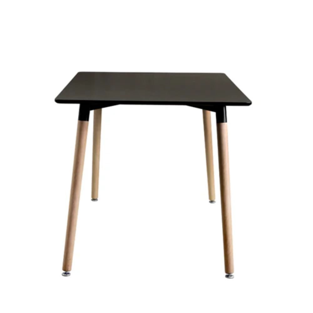 MESA NOGAL BEAT PERLA 75CM x 120CM X 80CM | Mesa Ocasional para Comedor | 75 cm | Estructura Madera de Haya Polipropileno | Exterior Techado - PERLA 75cm x 120cm X 80cm - CAMCO - NOGAL BEAT - Mesas