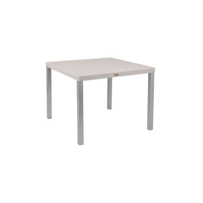 MESA OFFIHO OSLO OHM-7020-D2 | Mesa Ocasional para Terraza Sala de Estar | 75 cm | Patas Tubular de Acero | Copolímero de Polipropileno | Exterior Techado Cafetería Restaurante Mesa Desayunador Zona de Comida Hotel Bar Bistro Barra 