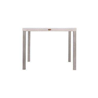 MESA OFFIHO OSLO OHM-7020-D2 | Mesa Ocasional para Terraza Sala de Estar | 75 cm | Patas Tubular de Acero | Copolímero de Polipropileno | Exterior Techado Cafetería Restaurante Mesa Desayunador Zona de Comida Hotel Bar Bistro Barra 