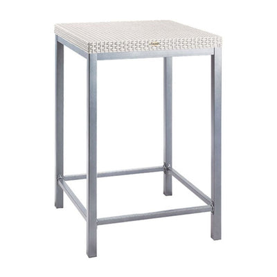 Mesa OFFIHO RUSS OHM-7022-B2 con estructura tubular de aluminio y cubierta de polipropileno imitación rattán