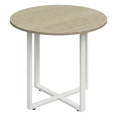 Mesa Periquera Redonda para Área Colaborativa - GEBESA G-CONNECT - Ø 090 cm - GBG577090CN - GEBESA - NOGAL BEAT - Mesa Periquera