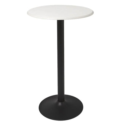 Mesa Periquera Redonda para Coctelería - OFFIHO HERON - 3 OHM - 7168B - BT - NEGRO/BLANCO - OUTLET - Estructura Pedestal de Acero y Cubierta en Polipropileno - Sobrestock - OHM-7168B-BT-NEGRO/BLANCO-OUTLET - Offiho - NOGAL BEAT - 
Mesas

Producto único