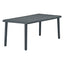 Mesa Rectangular al Aire Libre Reciclada - RESOL OLOT RECYCLED 180 X 90 - Varios Colores - 4 Puntas con Agujero Parasol y Protección UV - 06481 - Resol - NOGAL BEAT - Mesa de Terraza