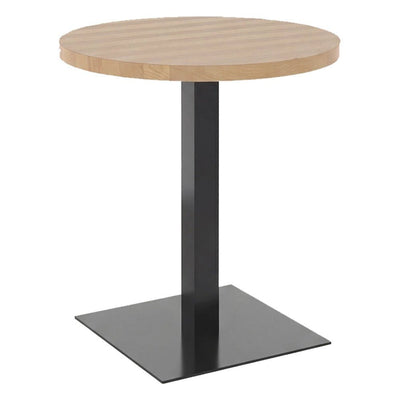 Mesa Redonda para Área Colaborativa - GEBESA GRC BRADY - Alto 90 cm - Base de Acero - GGRY560303036 - GEBESA - NOGAL BEAT - Mesa Comercial Interior