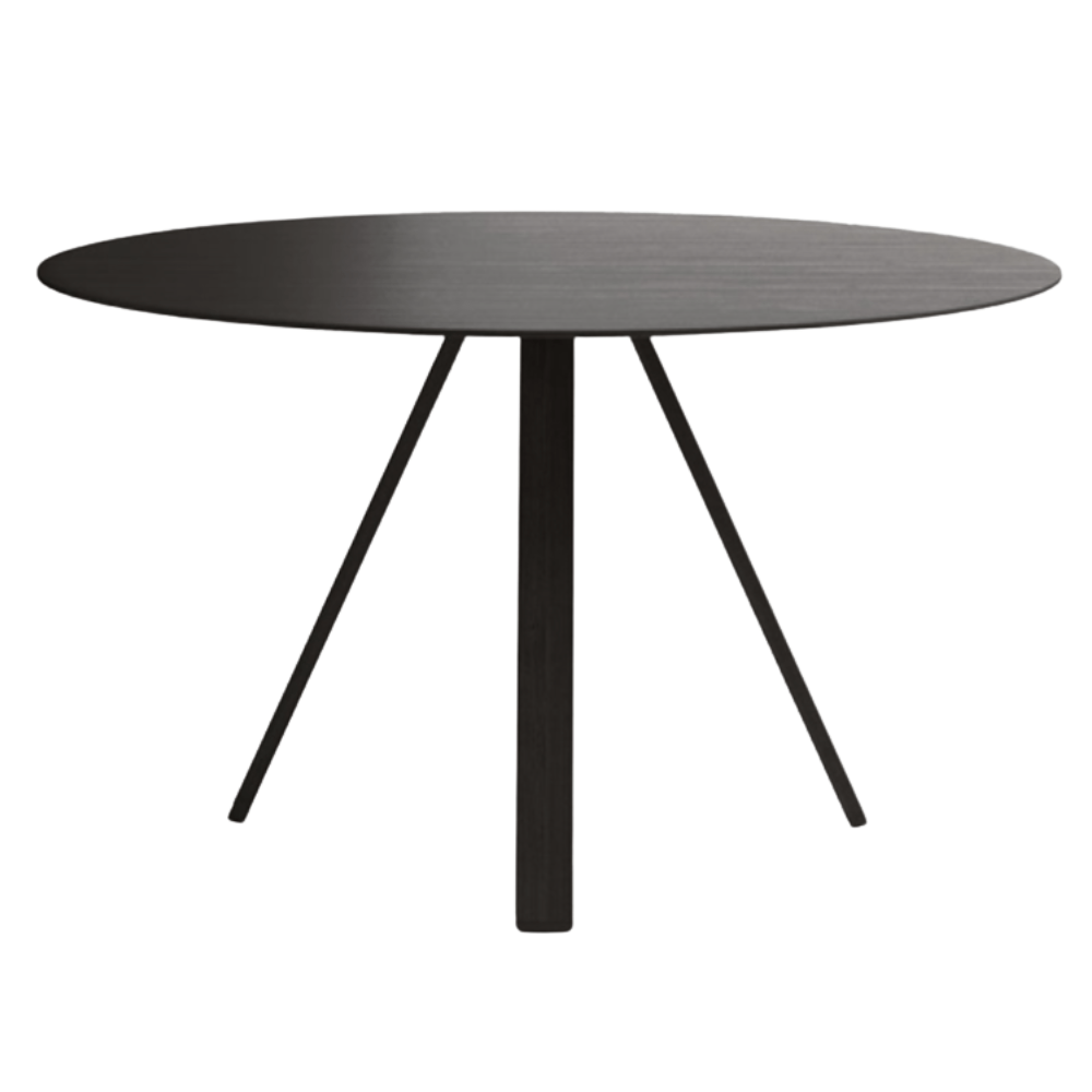 Mesa Redonda para Bistró - COLOS VU B/T - 1300 - Varios Colores - Estructura Tripie y Cubierta Multicapa Laminada - VU B/T 1300 - Colos - NOGAL BEAT - Mesas