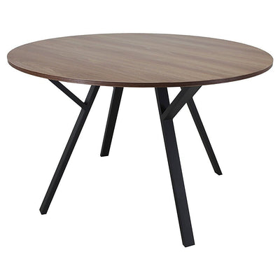 Mesa Redonda para Bistró - KINGSTRONG SIBARI 120 D203 - MESA0903754 - Nogal - Estructura en Metal y Cubierta en Melamina - MESA0903754 - Mundo In - NOGAL BEAT - Mesa Comercial Interior
