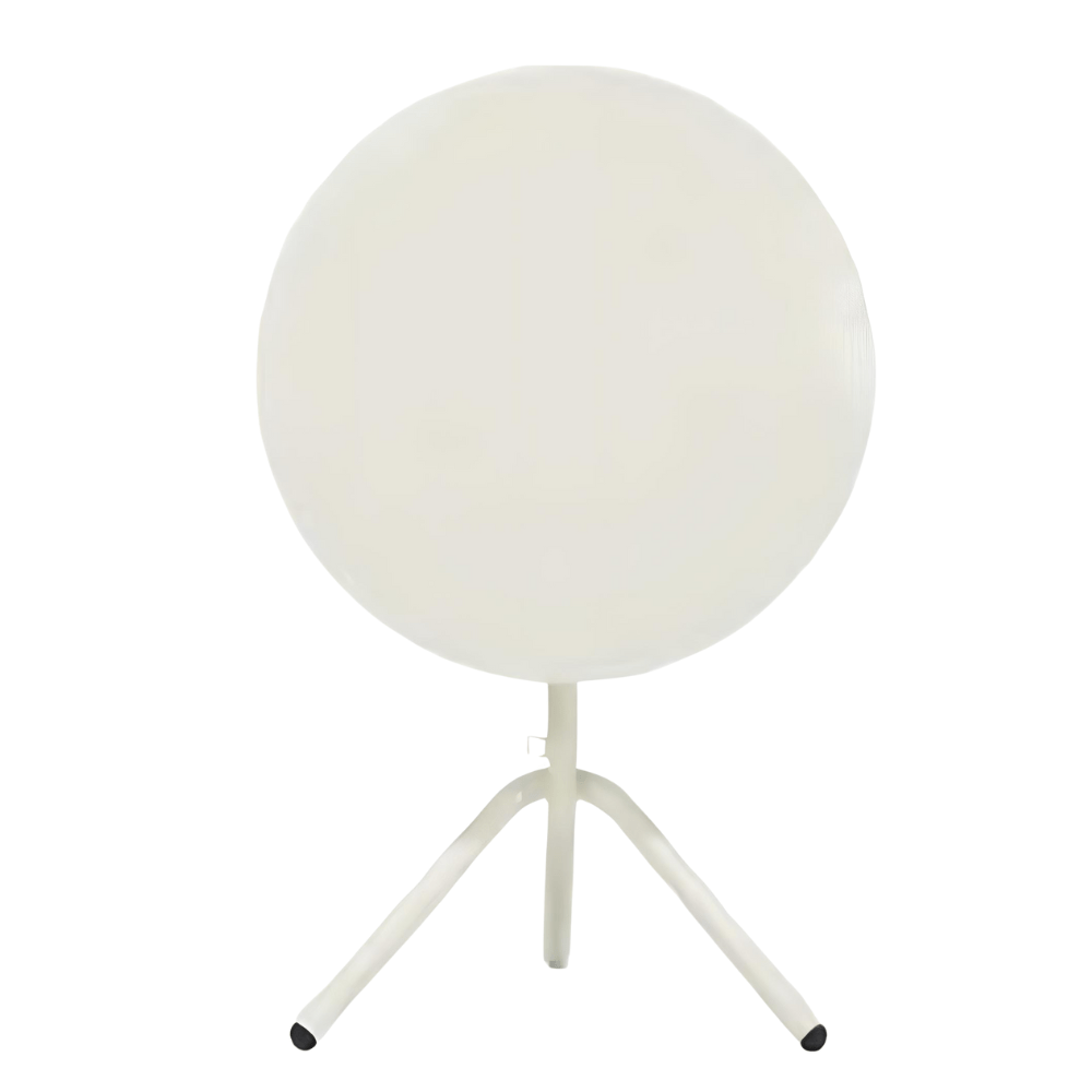 Mesa Redonda para Cafeterías y Restaurante - COLOS TA 1 - 700 - Varios Colores - Estructura Tubular y Cubierta en Lámina de Acero Troquelada - TA 1-700 - Colos - NOGAL BEAT - Mesas