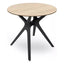 Mesa Redonda para Restaurante Protección UV - RESOL VELA S Ø90 - Varios Colores - Fibra de Vidrio con PP - 04047 - Resol - NOGAL BEAT - Mesa Comercial Exterior