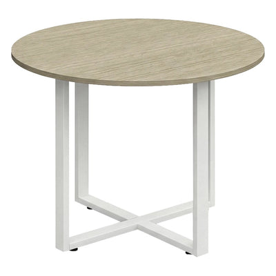Mesa Redonda para Sala de Juntas - GEBESA G-CONNECT - Ø 090 cm - GBG575090CN - GEBESA - NOGAL BEAT - Mesa Comercial Interior