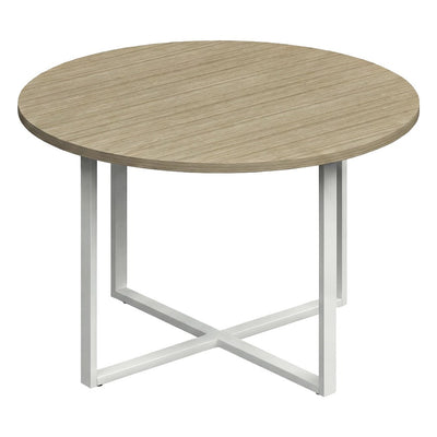 Mesa Redonda para Sala de Juntas - GEBESA G-CONNECT - Ø 150 cm - GBG575150CN - GEBESA - NOGAL BEAT - Mesa Comercial Interior