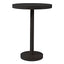 Mesa Redonda Periquera para Restaurantes - RESOL BARCINO PIE CENTRAL Ø60 HIGH - Varios Colores - Estructura de Aluminio - 01434 - Resol - NOGAL BEAT - Mesa Periquera