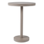 Mesa Redonda Periquera para Restaurantes - RESOL BARCINO PIE CENTRAL Ø60 HIGH - Varios Colores - Estructura de Aluminio - 01433 - Resol - NOGAL BEAT - Mesas