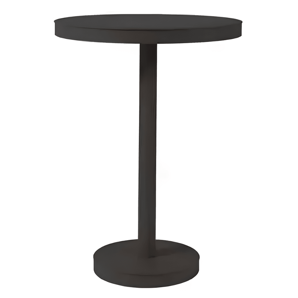 Mesa Redonda Periquera para Restaurantes - RESOL BARCINO PIE CENTRAL Ø60 HIGH - Varios Colores - Estructura de Aluminio - 01434 - Resol - NOGAL BEAT - Mesas