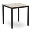 MESA RESOL BARCINO COMPACT SQUARE 70x70 | Mesa Ocasional | Estructura Aluminio | 74 cm | Pintado | Apilable | Interior + Exterior - 04021 - Resol - NOGAL BEAT - Mesas