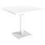 MESA RESOL BARCINO PIE CENTRAL 90x90 SQUARE | Estructura Aluminio | Pintado | Secado Horno | Interior + Exterior - 03022 - Resol - NOGAL BEAT - Mesas