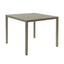 MESA RESOL BARCINO SQUARE 90x90 SQUARE | Mesa Ocasional | Estructura Aluminio | 74 cm | Pintado | Apilable | Interior + Exterior - 01400 - Resol - NOGAL BEAT - Mesas