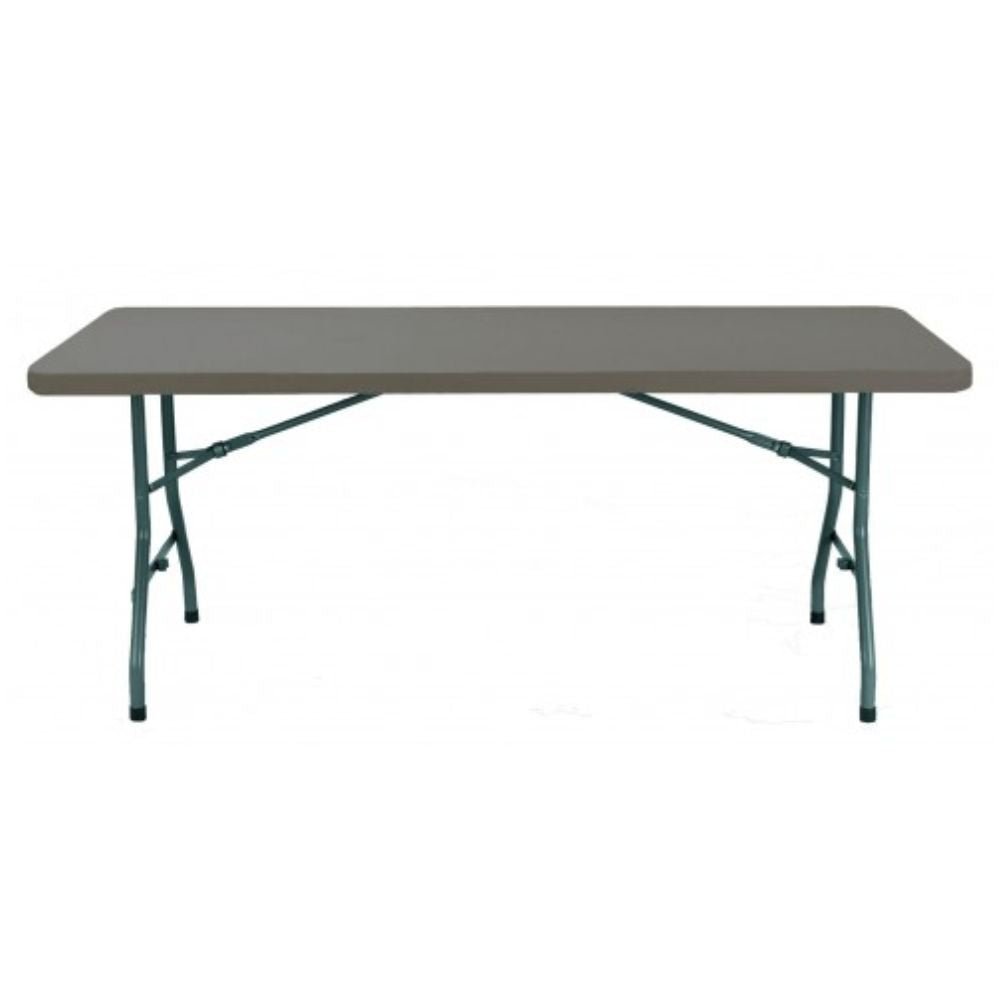 MESA RESOL CHOPIN | Mesa Ocasional para Eventos | 74 cm | Plegable | Estructura Acero Pintado | Polietileno Alta Densidad | Exterior Techado - 66271 - Resol - NOGAL BEAT - Mesas