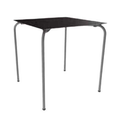 MESA RESOL CORE | Mesa Comercial para Cafeterías Restaurantes | 74 cm | Patas en Acero | Interior + Exterior - 04833 - Resol - NOGAL BEAT - Mesas