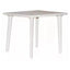 MESA RESOL NEW DESSA 90x90 | Mesa Ocasional | 74 CM | Patas Polipropileno | Estructura Acero | Pintada Horno | Protección UV | Interior + Exterior - 01681 - Resol - NOGAL BEAT - Mesas