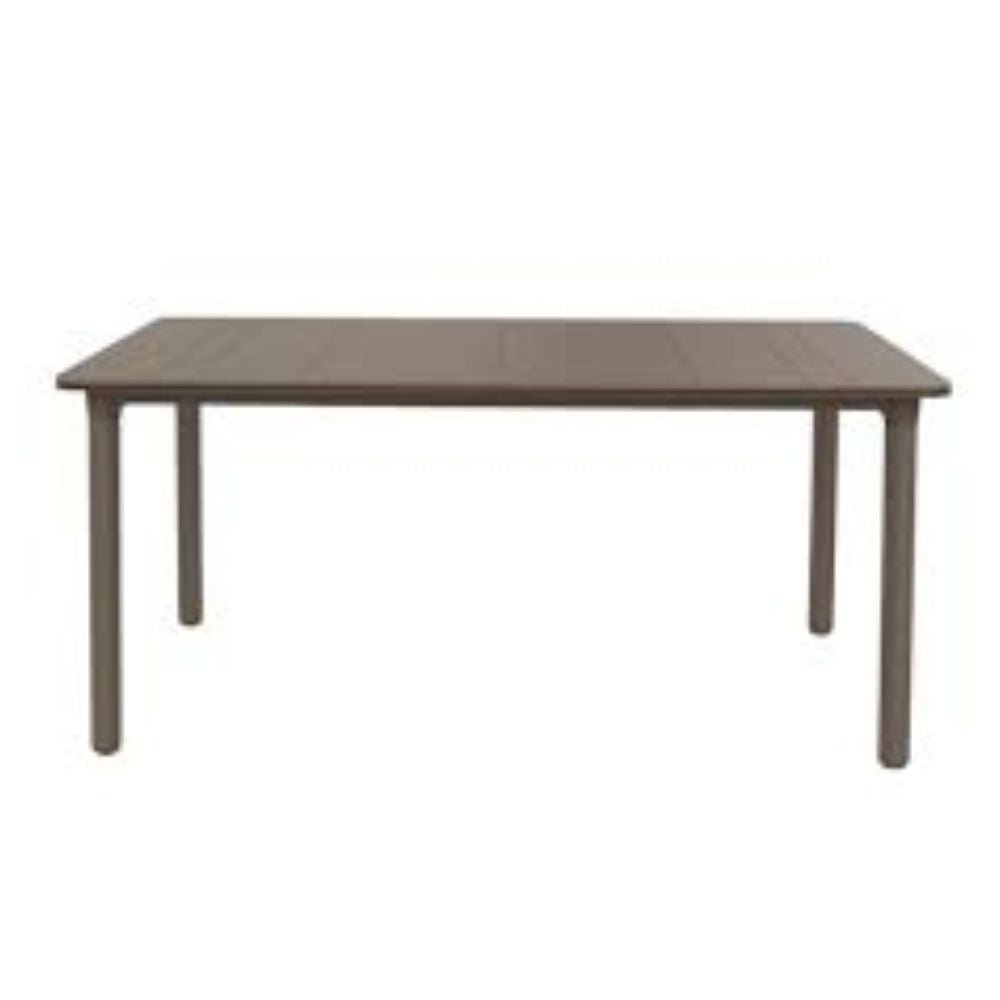 MESA RESOL NOA SOLID 160 X 90 | Mesa Comercial para Cafeterías Restaurantes | 74 cm | Polipropileno | Protección UV | Interior + Exterior - 04282 - Resol - NOGAL BEAT - Mesas