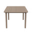 MESA RESOL NOA SOLID 90 X 90 | Mesa Comercial para Cafeterías Restaurantes | 74 cm | Polipropileno | Protección UV | Interior + Exterior - 04168 - Resol - NOGAL BEAT - Mesas
