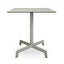 MESA RESOL SPUTNIK 70 70x70 | Mesa Ocasional | Estructura Aluminio Pintado | Pie Poliamida | Tablero HPL | Interior + Exterior - 06130 - Resol - NOGAL BEAT - Mesas