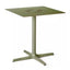 MESA RESOL TOLEDO AIRE 70x70 SQUARE | Mesa Ocasional | Estructura Aluminio | Pintado | Compacto Fenólico | Interior + Exterior - 04865 - Resol - NOGAL BEAT - Definir