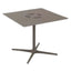 MESA RESOL TOLEDO AIRE XL 90x90 | Mesa Ocasional | Estructura Aluminio | Pintado | Compacto Fenólico | Interior + Exterior - 05472 - Resol - NOGAL BEAT - Mesas