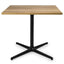 MESA RESOL TOLEDO WOOD XL 90/100 90x90 | Mesa Ocasional | 79.3 cm | Estructura Aluminio Pintado | Melamina Madera | Interior - 06158 - Resol - NOGAL BEAT - Mesas