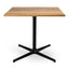 MESA RESOL TOLEDO WOOD XL 90/100 90x90 | Mesa Ocasional | 79.3 cm | Estructura Aluminio Pintado | Melamina Madera | Interior - 06157 - Resol - NOGAL BEAT - Mesas