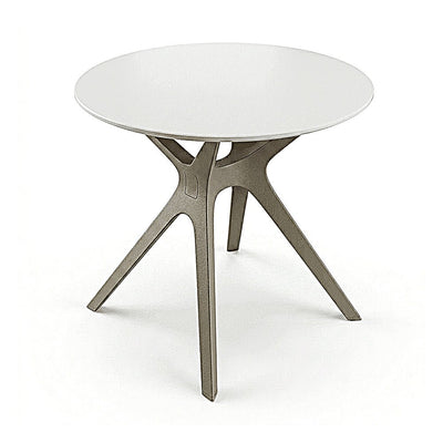 MESA RESOL VELA S Ø70 | Mesa Comercial Ocasional | 72.5 cm | Fibra de Vidrio con PP | Protección UV | Interior + Exterior - 03037 - Resol - NOGAL BEAT - Mesa Comercial Exterior