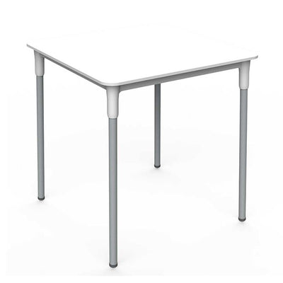 MESA RESOL ZURICH | Mesa Comercial para Cafeterías Restaurantes | 74 cm | Patas de Acero | Protección UV | Interior + Exterior - 04574 - Resol - NOGAL BEAT - Mesas