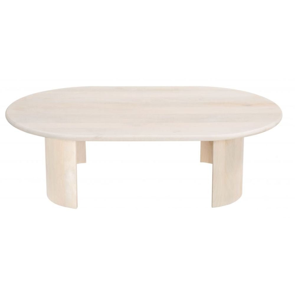 MESA ZUO RISAN | Mesa de Centro para Hogar | 39 cm | Madera de mango blanqueada | Interior - 109918 - Zuo - NOGAL BEAT - Mesas