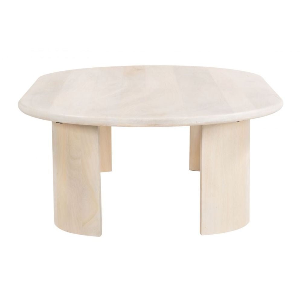 MESA ZUO RISAN | Mesa de Centro para Hogar | 39 cm | Madera de mango blanqueada | Interior - 109918 - Zuo - NOGAL BEAT - Mesas