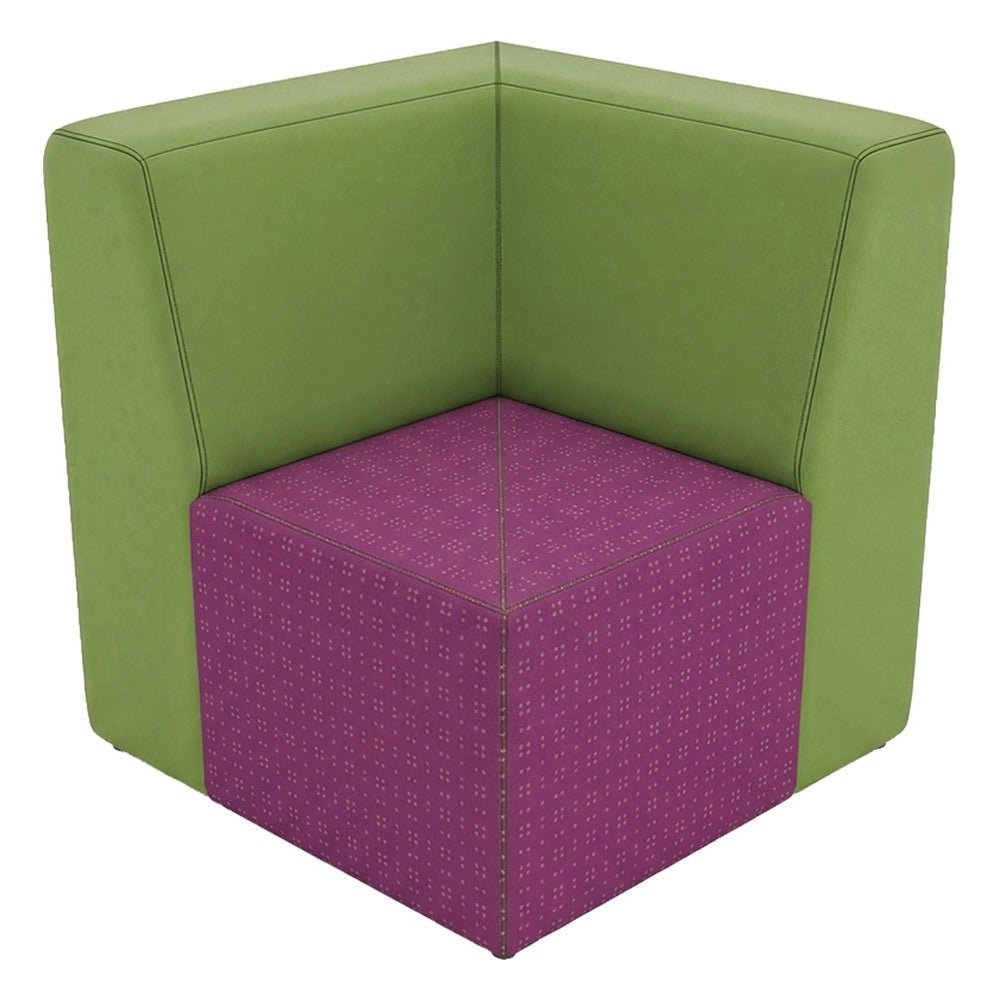 Módulo Esquinero Lineal para Área de Descanso - GEBESA FOMCORE ARMLESS - Frente 78 cm - Alto 83 cm - Tapizado - GFCA024313133 - GEBESA - NOGAL BEAT - Sillón Ocasional