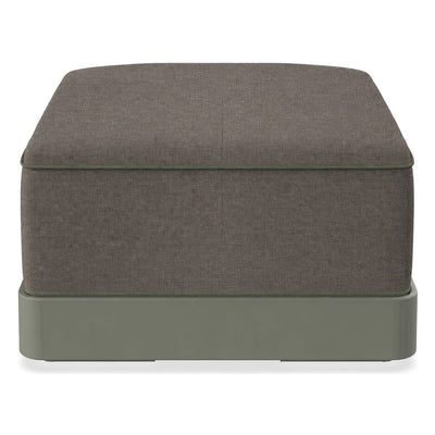 Módulo Ottoman Comercial 80x40 - RESOL BRISA OTTOMAN - Varios Colores - Base MDPE - 6810 - Resol - NOGAL BEAT - Taburete