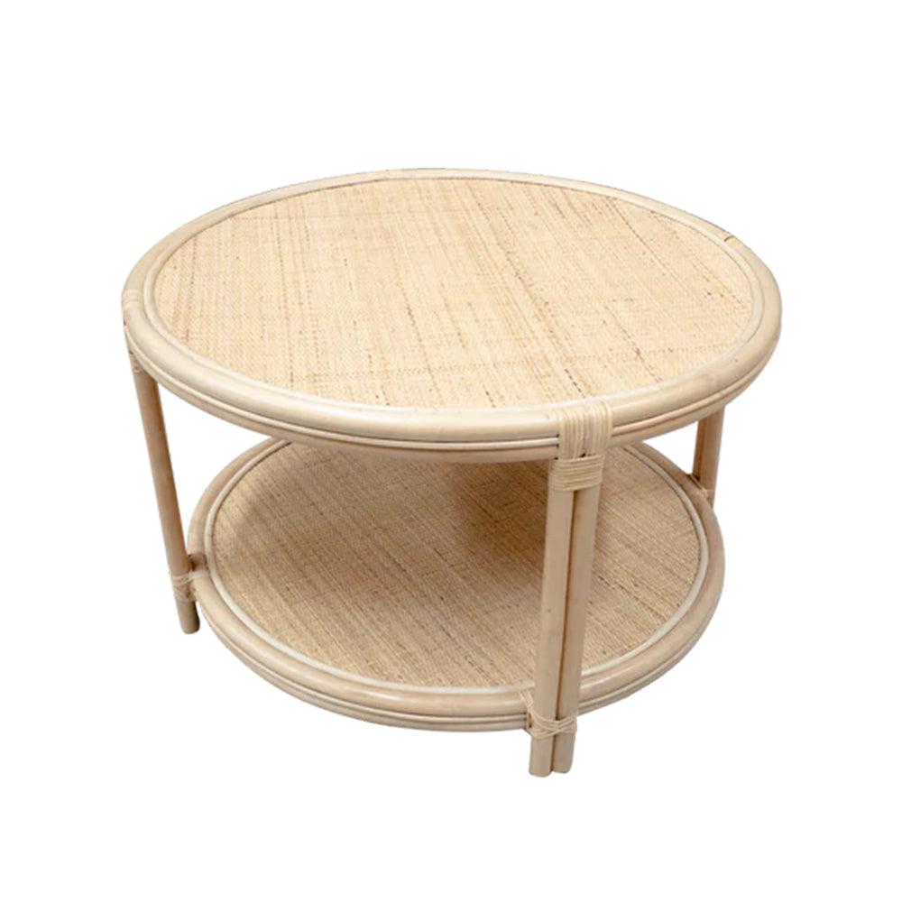 Mesa ocasional Nogal Beat RIAU B083X13 de ratán natural color natural para interiores