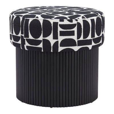 Otomán para Boutique - ZUO BOTO - Varios Colores - Tapizado en Tejido Texturizado - 110181 - Zuo - NOGAL BEAT - Taburete