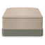 Ottoman Comercial para Recepción 20 cm - RESOL BRISA OTTOMAN - Varios Colores - Base MDPE - 6748 - Resol - NOGAL BEAT - Taburete
