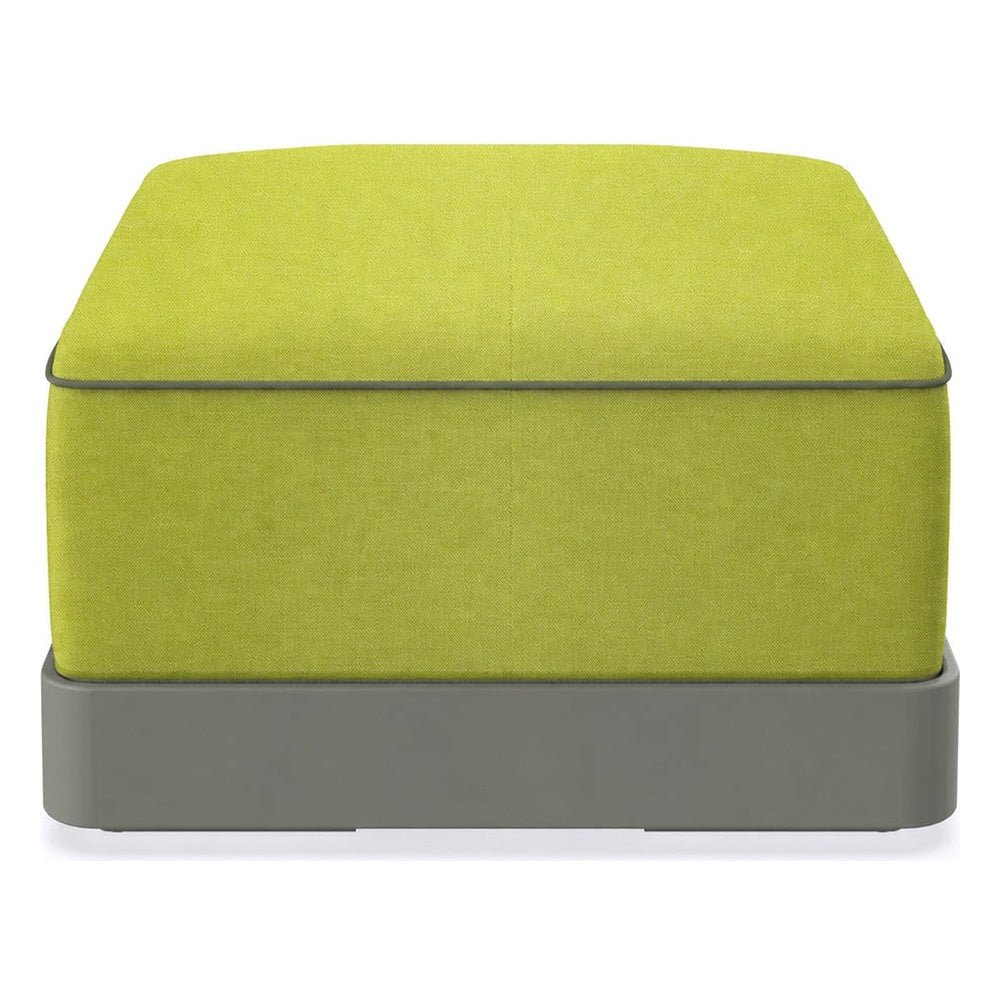 Ottoman Comercial para Terraza 40 cm - RESOL BRISA OTTOMAN - Varios Colores - Base MDPE - 06816 - Resol - NOGAL BEAT - Taburete